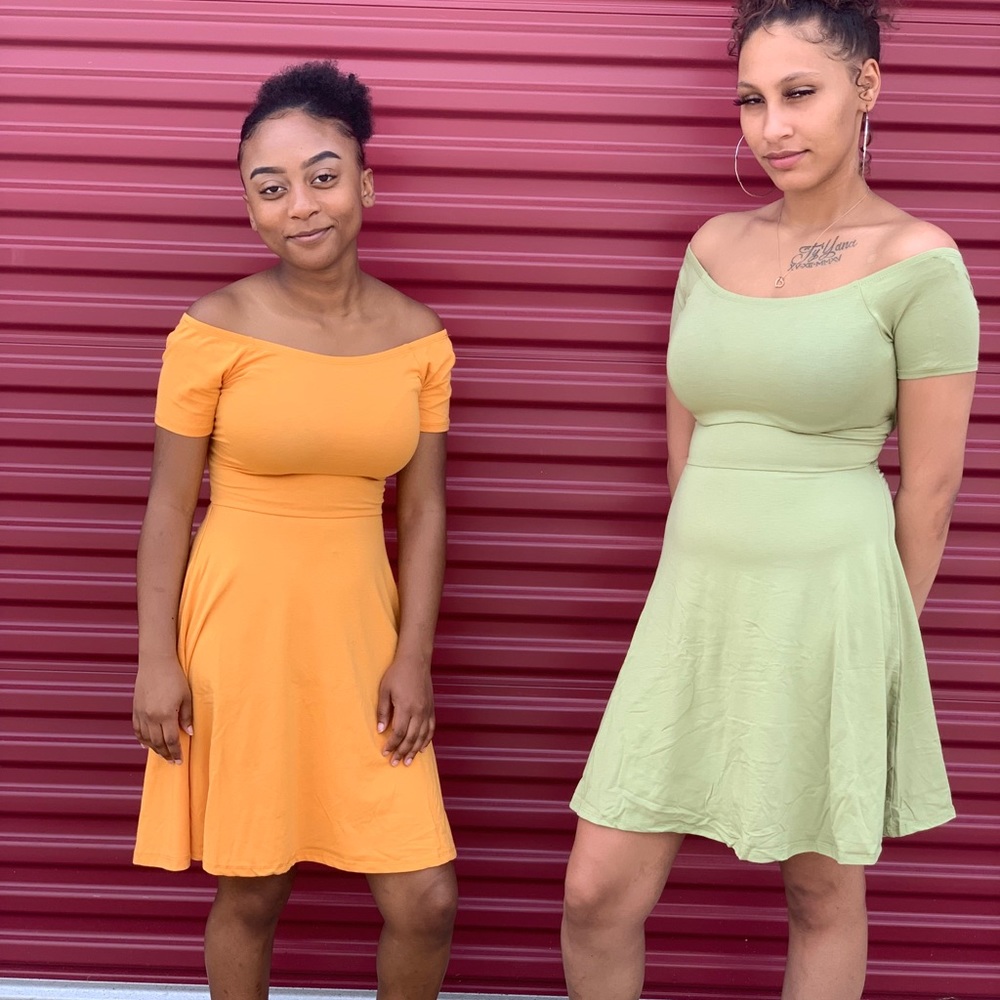 Sunny Days Criss Cross Back Dress(Sage)
